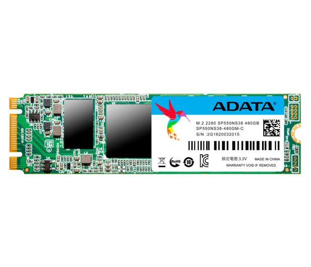 ADATA 480GB M.2 SATA SSD Premier Pro SP550 - 323365 - zdjęcie